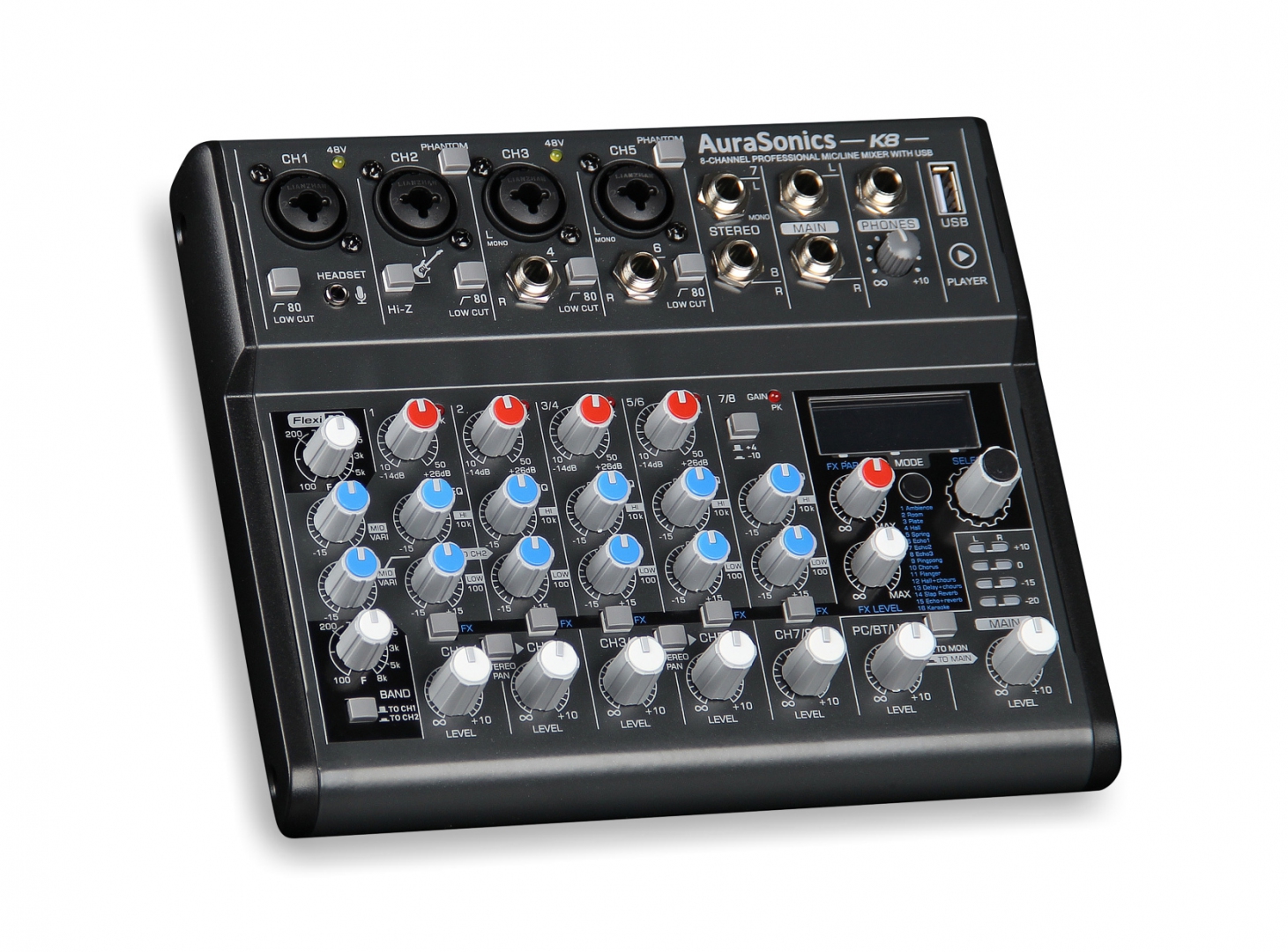 AuraSonics K8 компактный микшерный пульт в Воркуте