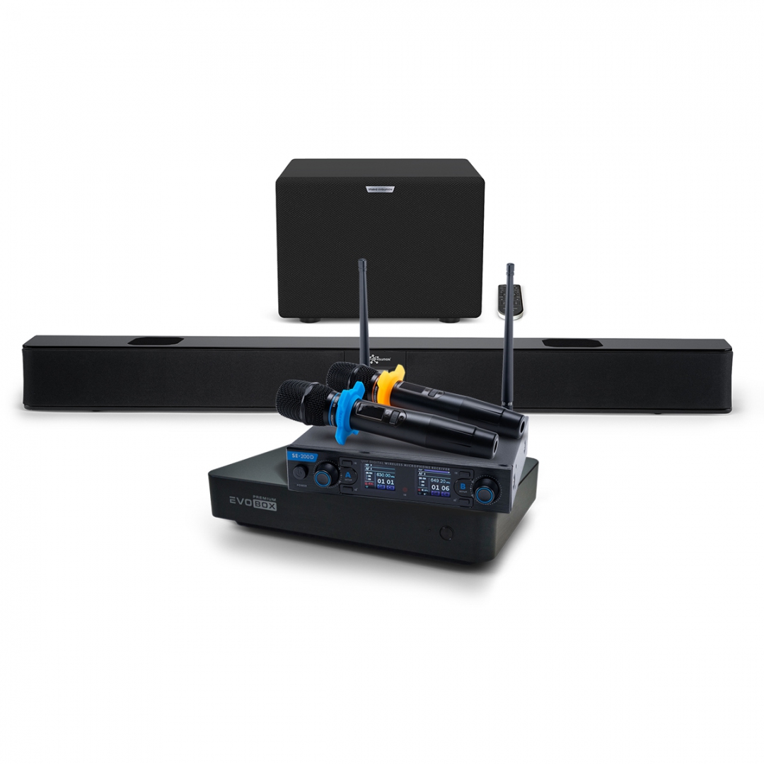 Hi-End караоке-система EVOBOX Premium + EvoSoundBar (саундбар с караоке) в Воркуте