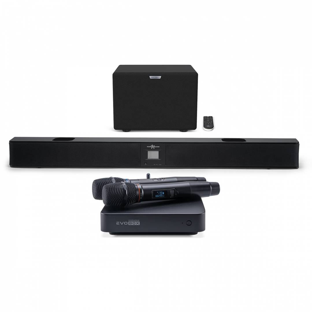 караоке-комплект EVOBOX Plus + EvoSound Bar (саундбар с караоке) в Воркуте