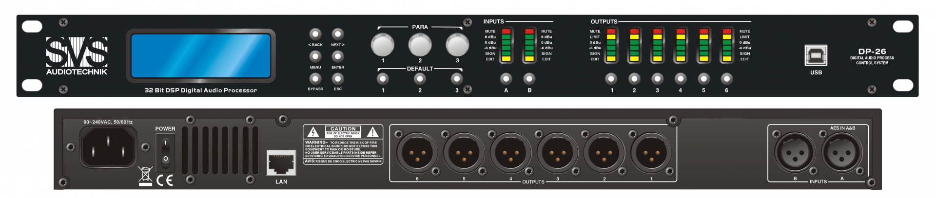 SVS Audiotechnik DP-26 Цифровой процессор: 2 входа 6 выходов в Воркуте