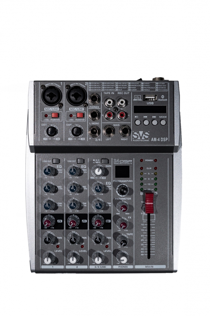 SVS Audiotechnik mixers AM-4 DSP Аналоговый микшерный пульт, 4-канала в Воркуте
