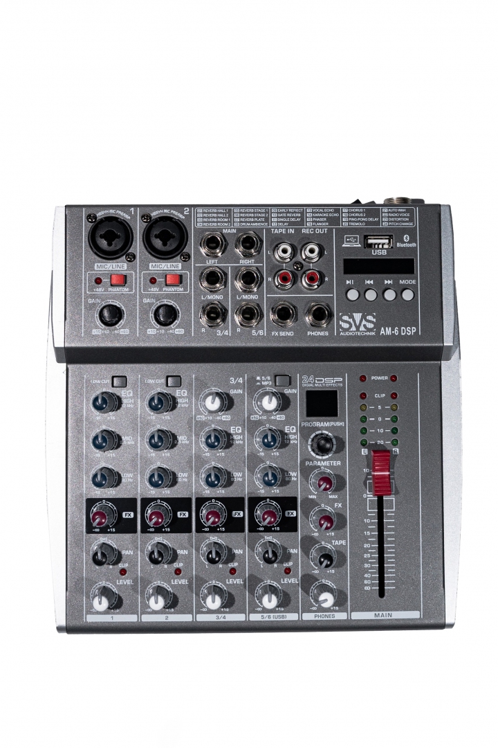 SVS Audiotechnik mixers AM-6 DSP Микшерный пульт аналоговый, 6-канальный SVS Audiotechnik mixers в Воркуте